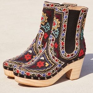 Free People West Johanna Clog Bootie